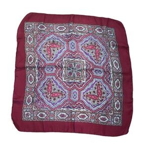 Vintage Liberty of London Silk Scarf 23” x 23”